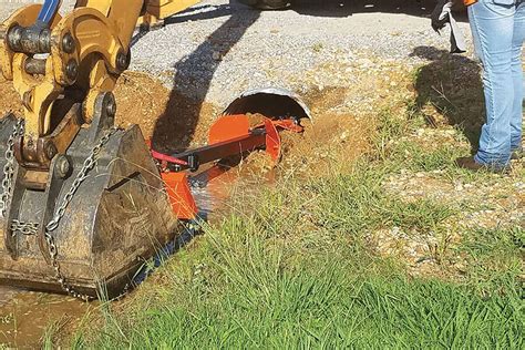 skid steer culvert cleaner|culvert cleaner blades.